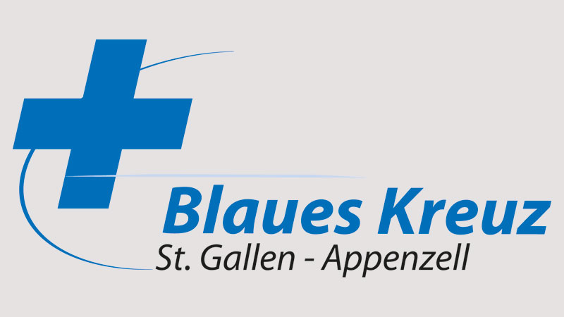 Blaues Kreuz grau