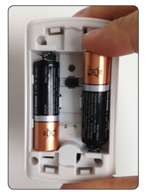 Batterien einlegen
