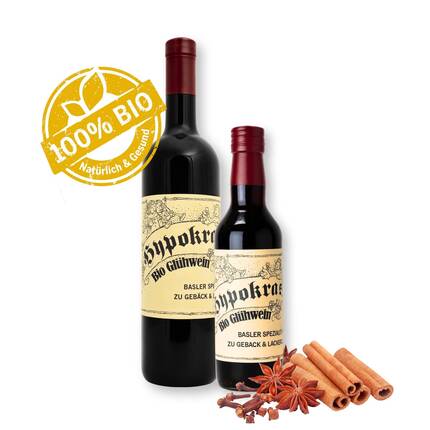 Hypokras - Original Basler Gewürzwein - ein Klassiker für hochwertige Kundengeschenke und neu auch in Bio Qualität