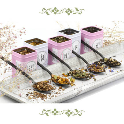 Chai Tee Probierset - 5 verschiene Gewürztees zur Chai-Tee-Zubereitung