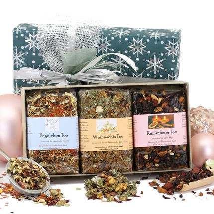 Weihnachtliche Tee Trio-Box